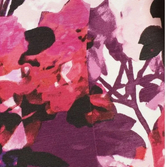 Eliza J Floral Print Faille Sleeveless Floral Sheath Dress Pink Size 6 NWT - Picture 3 of 10